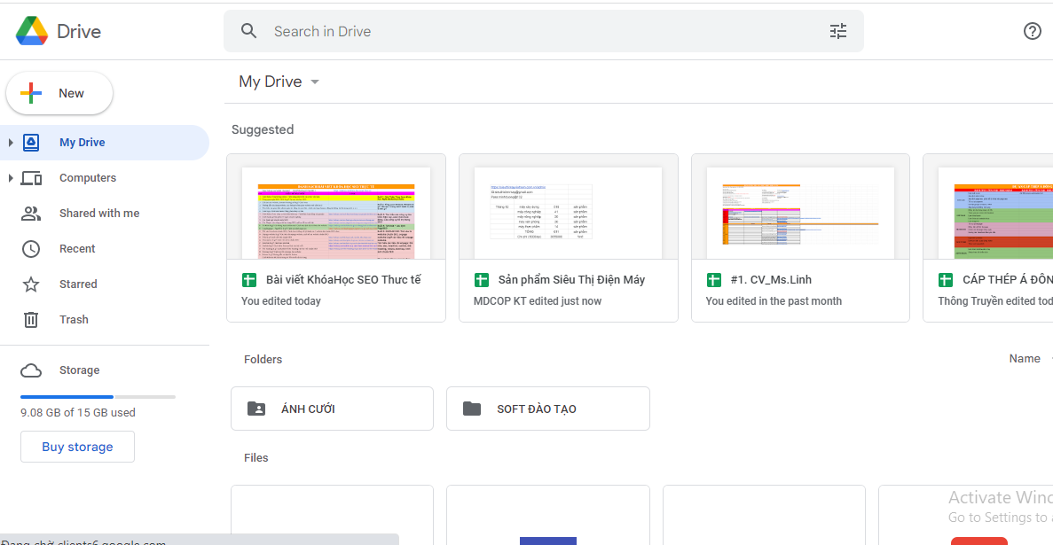 Google Drive - công cụ lưu trữ tài liệu