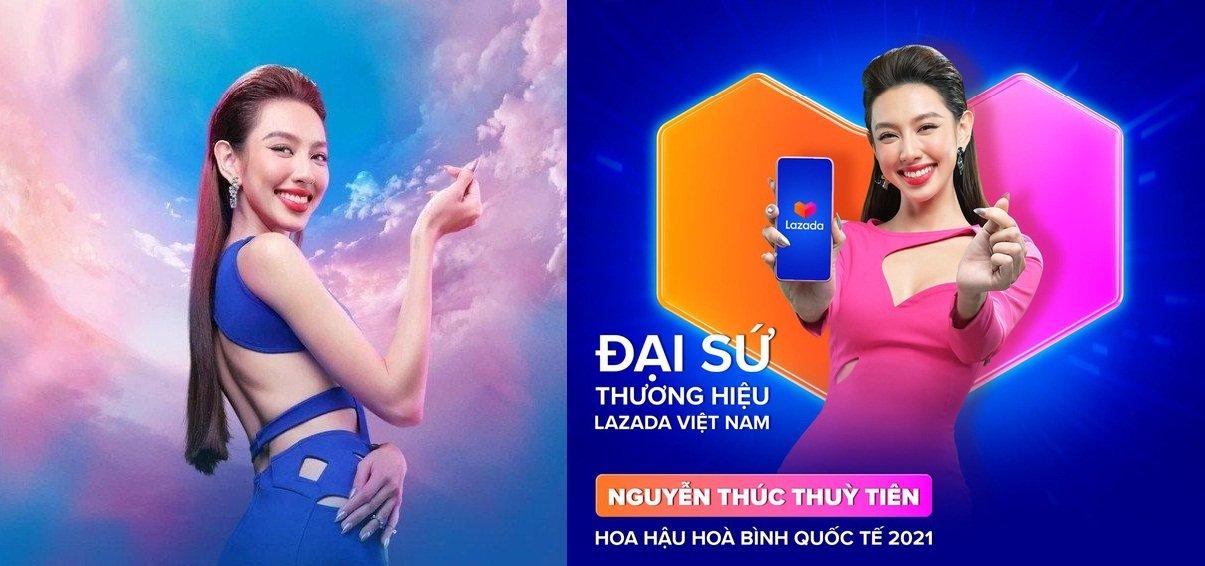 Hoa hậu Thùy Tiên - Đại sứ thương hiệu của Lazada Việt Nam