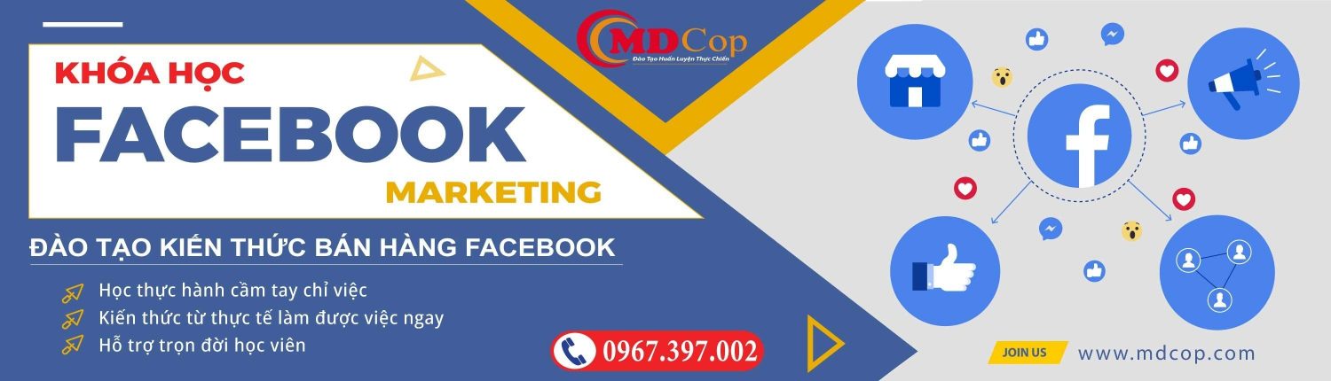 banner khóa học facebook marketing